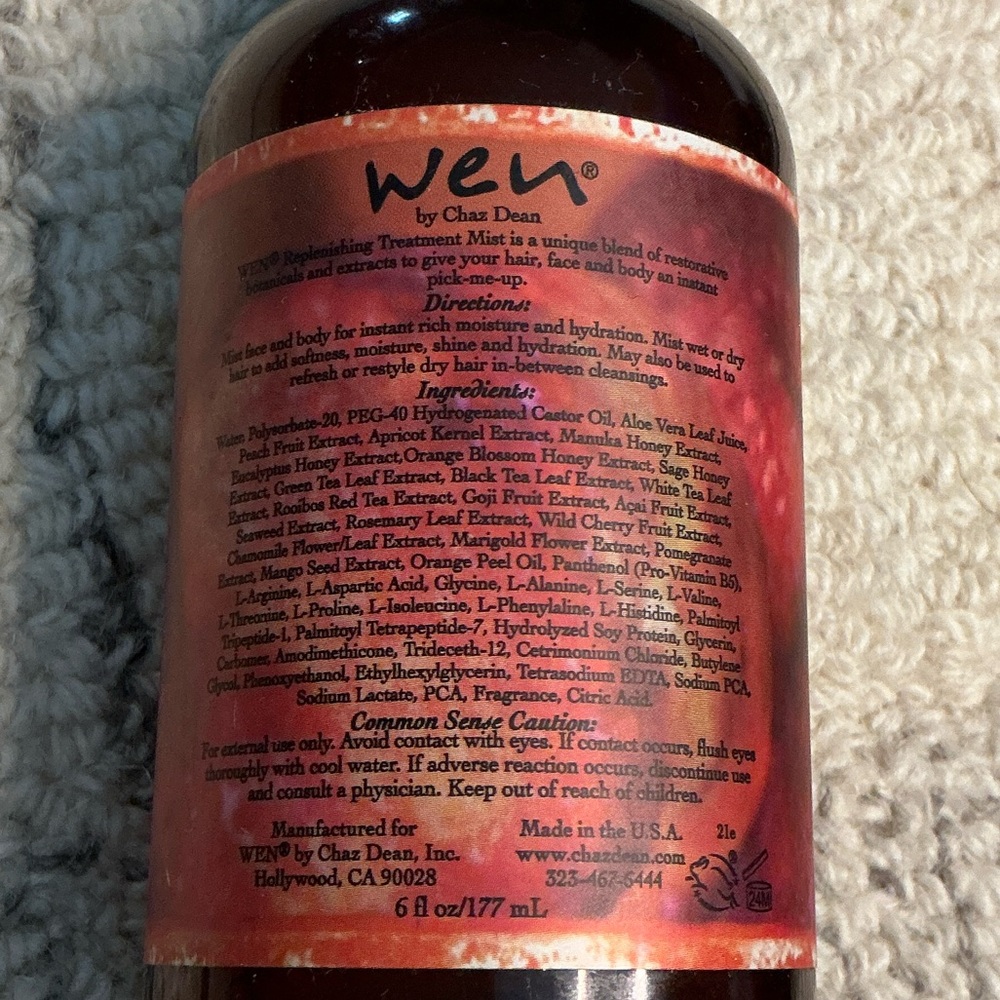 WEN Summer Honey Peach Hair Mist - Picture 2 of 3
